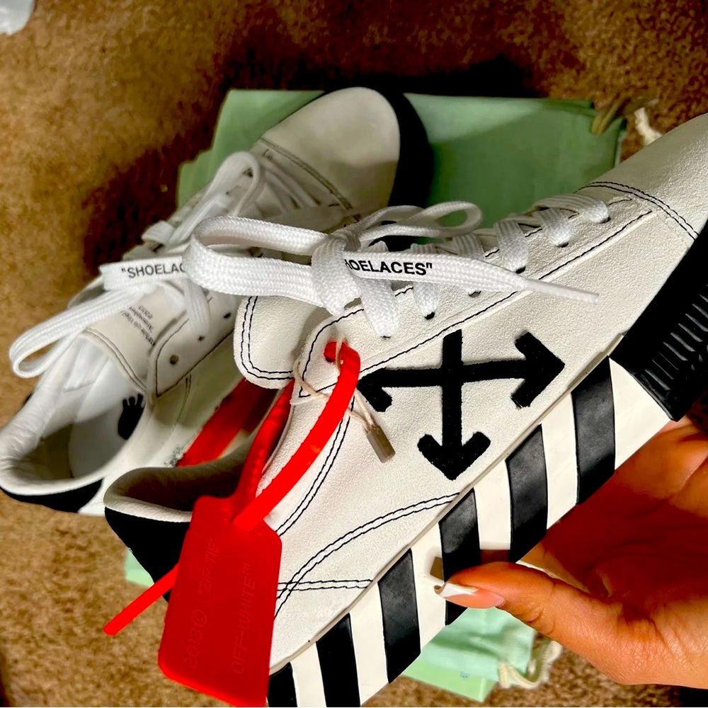 Off white sneakers!